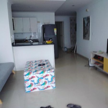 Apartamento , vista a la ciudad antigua y playa Cartagena Exterior foto