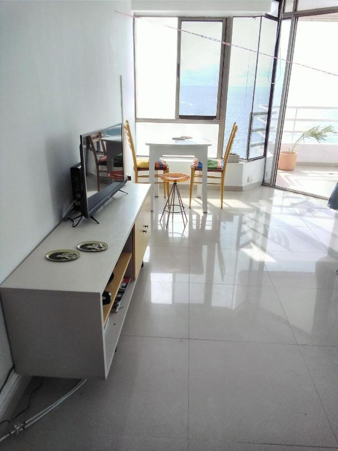 Apartamento , vista a la ciudad antigua y playa Cartagena Exterior foto